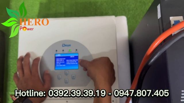 BÁO GIÁ VÀ HƯỚNG DẪN CÀI ĐẶT COMBO INVERTER HYBRID DEYE + PIN LITHIUM UFO