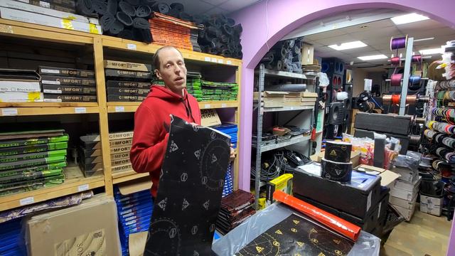 В очередной раз новые вибро и шумоизоляционные материалы от компании STP!