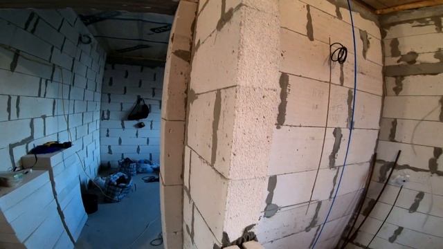 Быстрый монтаж газоблока на клей. Киев [4K]