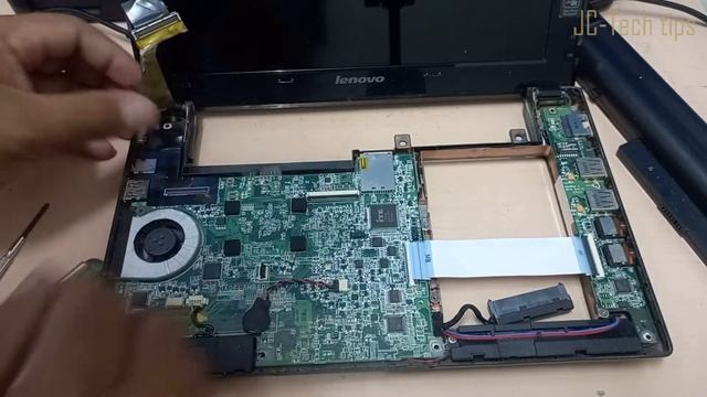 Lenovo S10-3 Disassembling/Assembling | Replace Thermal Paste On CPU