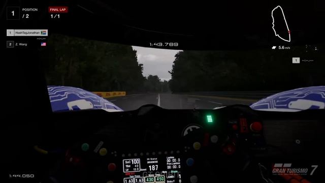 Gran Turismo 7 ❯ Volkswagen ID.R (EV) 24HR Sarthe Light Rain #gt7 #granturismo #granturismo7 #vw