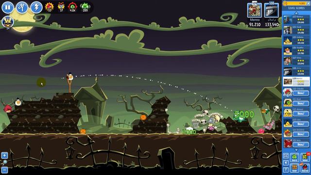 Angry Birds Friends Halloween Tournament Week 1 Level 6 High Score 140k (No PU)