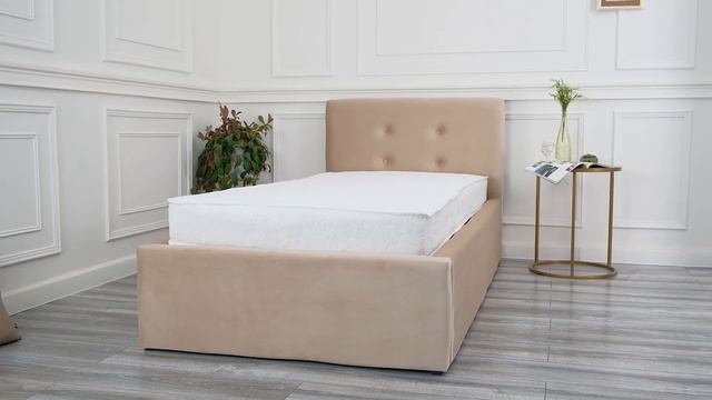 Односпальная Кровать Роза Велюр Кофе Обзор