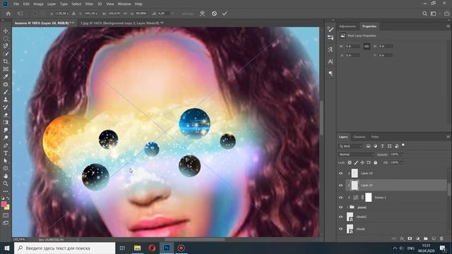 Делаю Постер для Ольги Бузовой за 5 минут / Урок Photoshop ♥