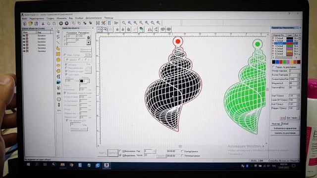 Лазерная резка титана особенность  макет для всех.