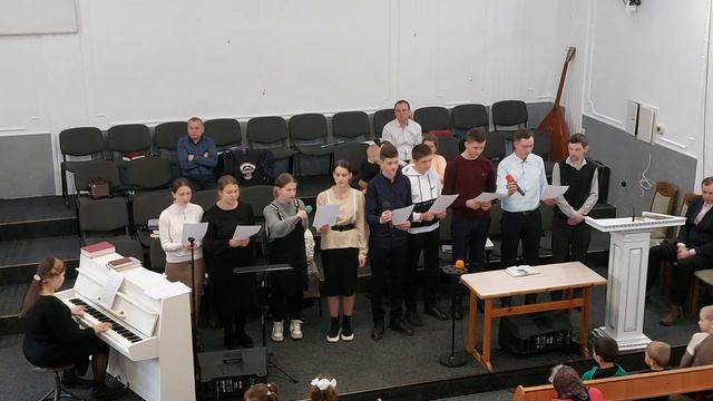 Без Христа я не хотел бы жить и дня...|| Пение молодёжи 🎶