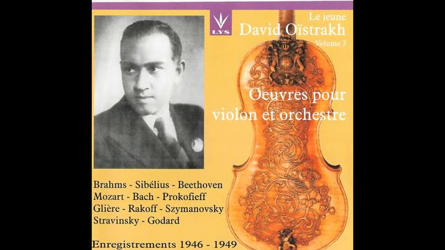 David Oistrakh - Glière Romance For Violin & Orchestra