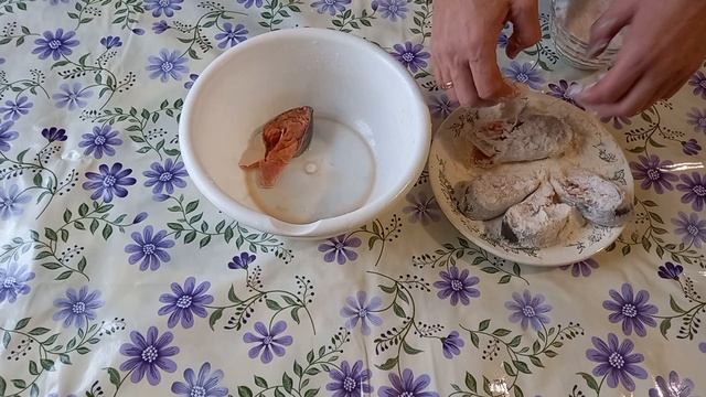 Как приготовить, чтобы была мягкая, нежная, сочная, вкусная жареная рыба горбуша.