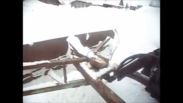 САМОДЕЛЬНЫЙ ОТВАЛ НА МТЗ82 ИЗ МЕТАЛЛОМА