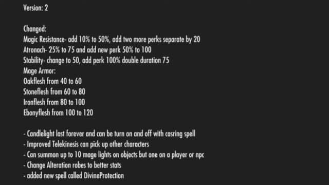 Skyrim Mod PS4: Alteration Tweaks By CoolCat21 - Turn INFINITE Candlelight On/Off!