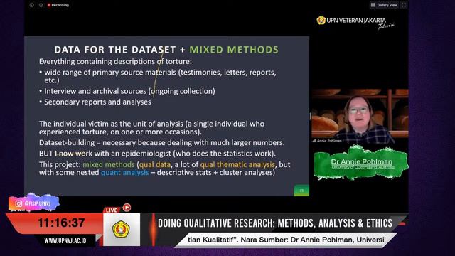 WEBINAR: Metode, Analisis, Dan Etika Dalam Penelitian Kualitatif