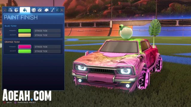 Rocket League Pink Dingo Car Design | AOEAH.COM