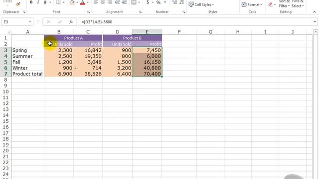 VTC Player   Microsoft Excel 2013, Paint And Clear Formats