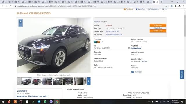 Авто из Канады. Обзор горячих лотов на будущую неделю. Copart, Manheim, Impact Auto.