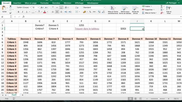 SE DÉPLACER AUTOMATIQUEMENT À LA VALEUR CHERCHÉE DANS UN TABLEAU - DOCTEUR EXCEL