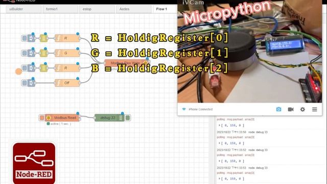 Neopixel調光器 #ModbusTCP從站