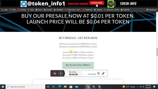 New Token Launch || New Tokens On Pancakeswap || New Coin Listing On Pancakeswap