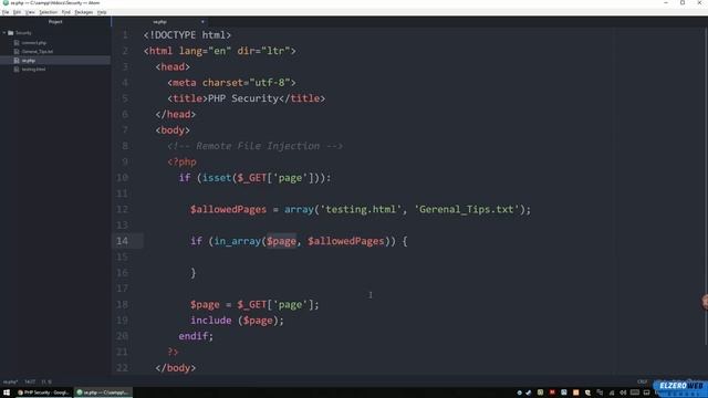 PHP Security Tips In Arabic #05   Prevent Remote File Injection