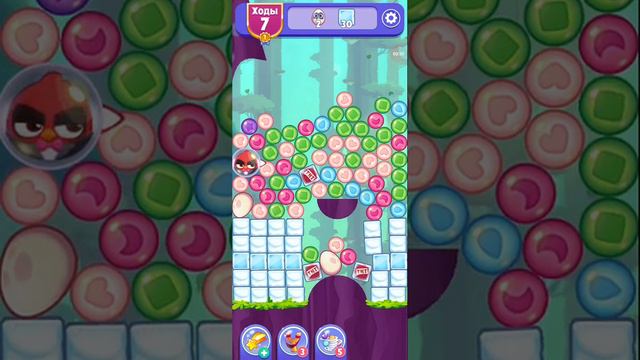 Прохождение Angry Birds в Angry Birds Dream Blast. Пазл-игра: лопай шарики и пузыри