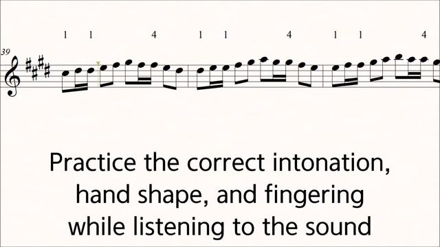 Violin Sevcik Op.8 No.3-2 Shifting The Position Practice Play Along Piano