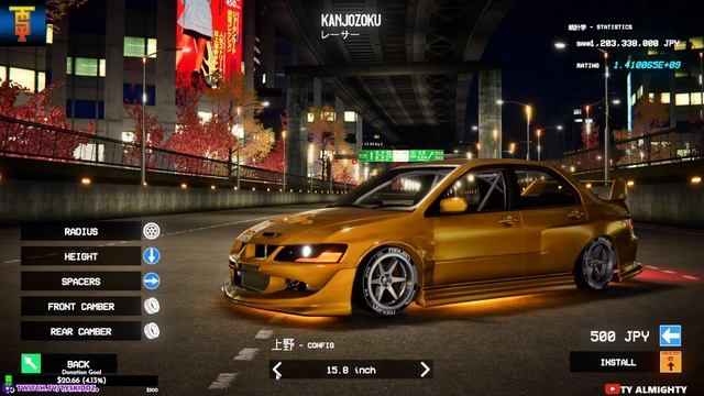 New Kanjozoku Game Update 1.1.0 + 5 New Cars!