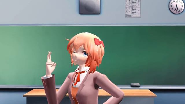 MMD X DDLC Time Lapse MEME