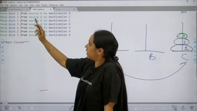 Gaming Project: Tower Of Hanoi | GeeksforGeeks School