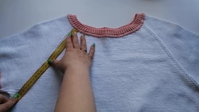 Летняя футболка из Alize BAHAR.