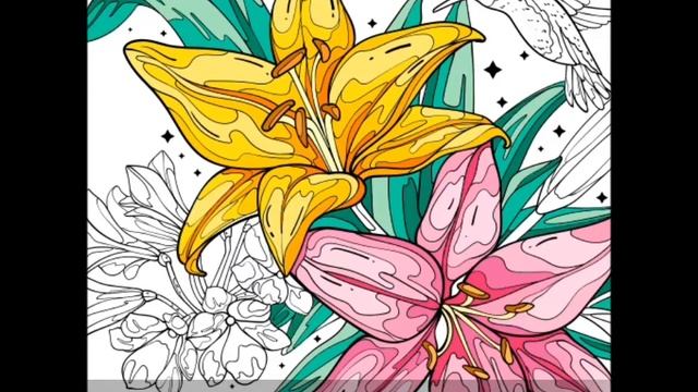 Цветы Лилии. Природа, живопись, раскраски. Искусство-Art