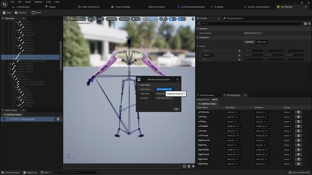 4. Lyra FPS Series - Setting Up An IK Rig  Retargeter