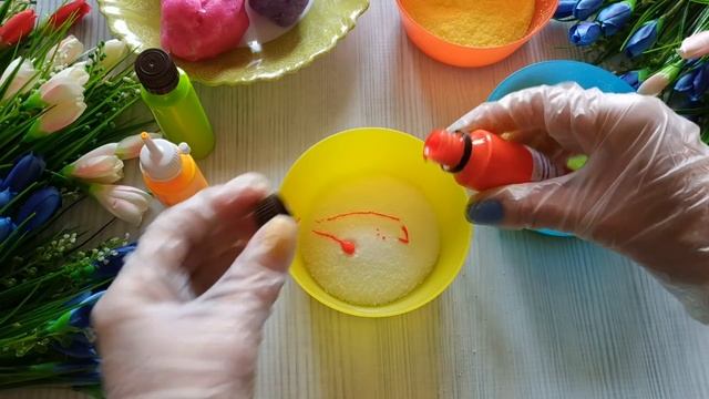 Разноцветный сахар для скрабов-шариков ? Сахарные скрабы своими руками ? Мыловарение