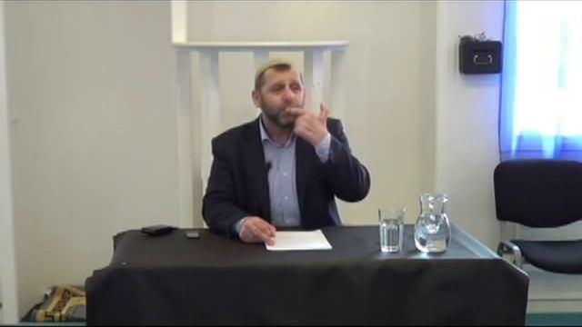 Лекция шейха Хьамзата Чумакова в мечети города Векше, Швеция