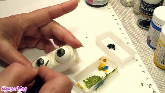 Как изменить цвет радужки глаз у Куклы часть 2| КуколМир