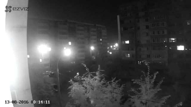 Ночная запись с камеры Ezviz C3. Night ON