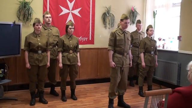 выступление агитбригады в доме ветеранов 04.05.18