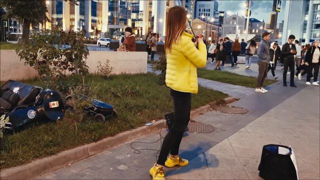 Alisha.Violin / Алиса Гражевская / Скрипачка / Violinist. Street Music. Moscow 2020
