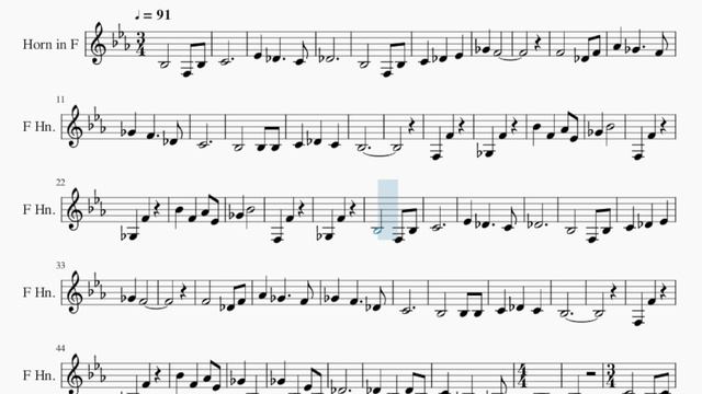 Horn Sheet Music: How To Play Open Title (25th Hour) By Terence Blanchard
