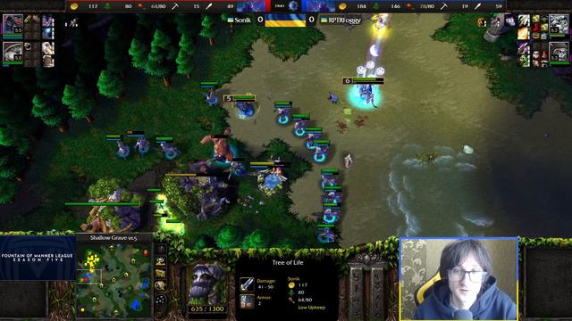 WC3 - FOGGY VS SONIK - АМЕРИКАНСЬКА ЛІГА - ПІВ ФІНАЛ - FOM LEAGUE - ВАРКРАФТ 3 УКРАЇНСЬКОЮ