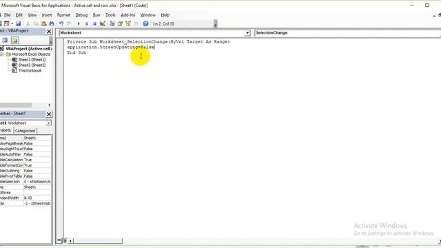 Active Cell & Row 08 - Conditional Formatting √ - تنسيق خلايا الاكسيل- Microsoft Excel