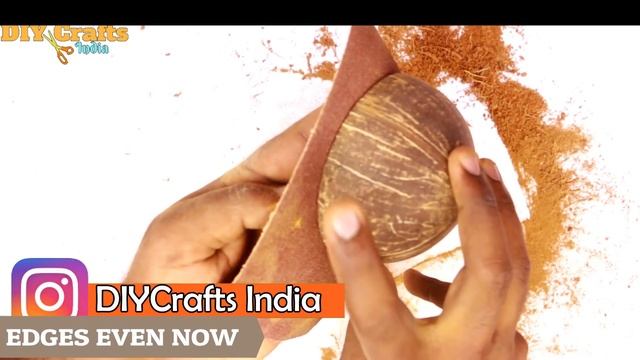 DIY | Coconut Shell Diya | Coconut Shell Art & Craft | DIYCrafts India #53