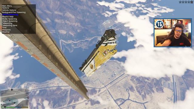 GTA 5 Mods EXTREME VERTICAL RAMP!!! GTA 5 Mega Ramp Mod Gameplay! (GTA 5 Mods Gameplay)