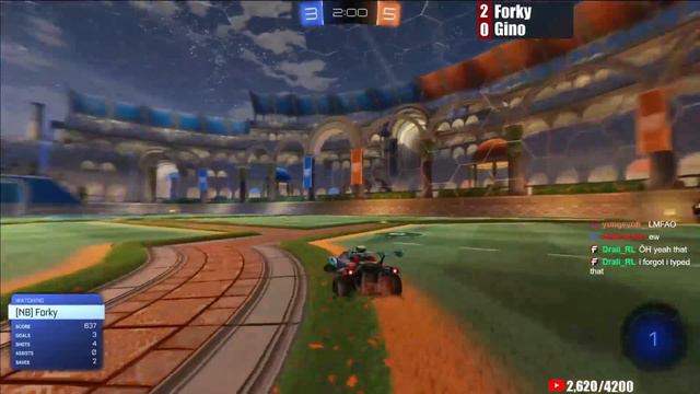 Forky Vs Gino | $500 Feer Five - Level 1 | Rocket League 1v1
