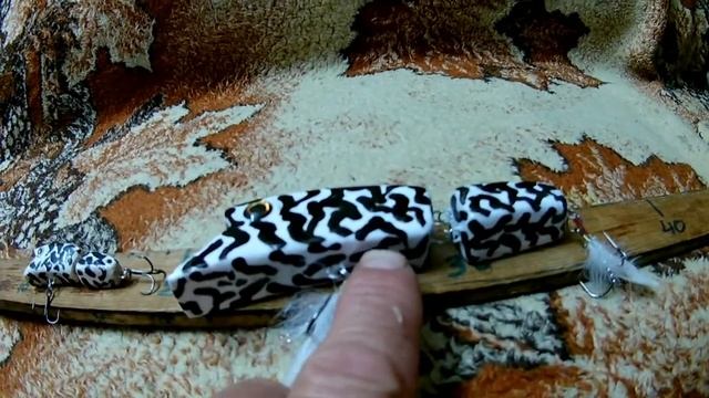 Самодельный воблер двух / составной  Балтика большая .