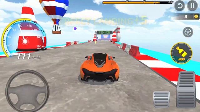 Mega Ramps Ultimate Races Game: Crazy Chained Cars Stunt Races - Android GamePlay
