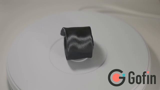 Галстук узкий темно серый однотонный FGN 28