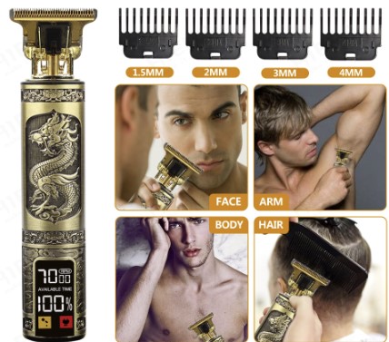 Триммер для бритья и стрижки волос. USB машинка