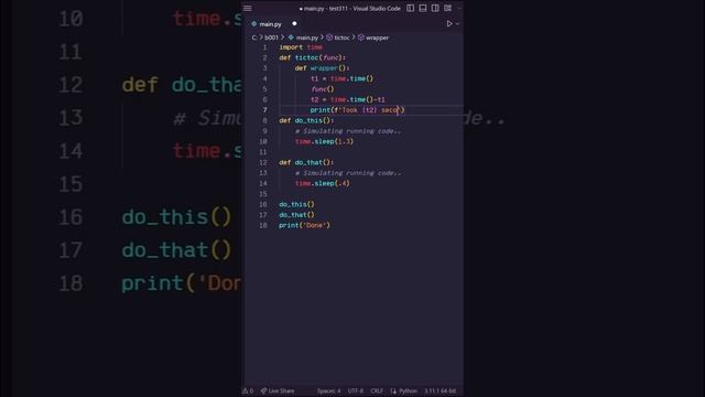 Python Decorators In 1 Minute!
