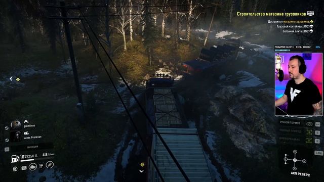 SnowRunner новый регион МЭН и TAYGA 6455B 11 ? Сноураннер Сложный режим Hard Mode 4K RTX 3090