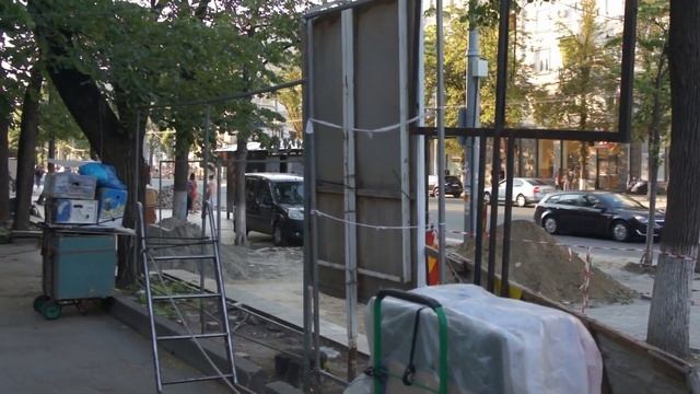 Кишинев 2017, Кишиневский АРБАТ, каким был сквер в центре у органного зала.