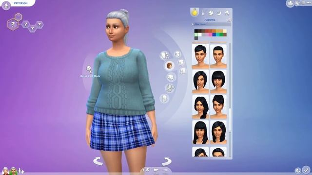 The Sims 4 CC - (Non-Default) True White Hair Colours By Simmiane